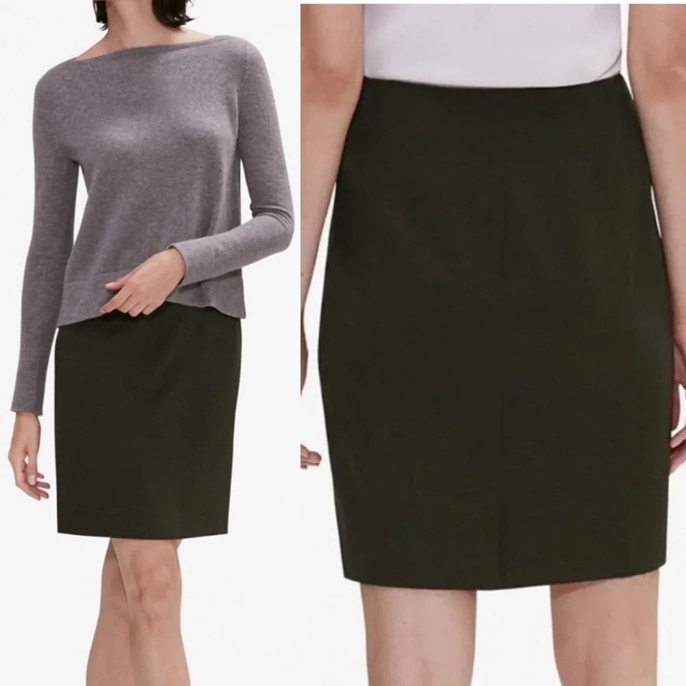 MM Lafleur The Noho Skirt in Dark Pine Green Sz 6